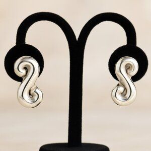 Sterling Silver Stud Earrings Vintage 925 Stamped Mexico